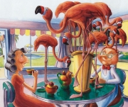 Tea with Flamingos