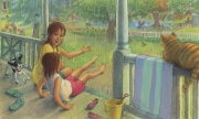 Watching the Rainstorm from the Porch