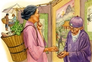 Chinese Woman in Market